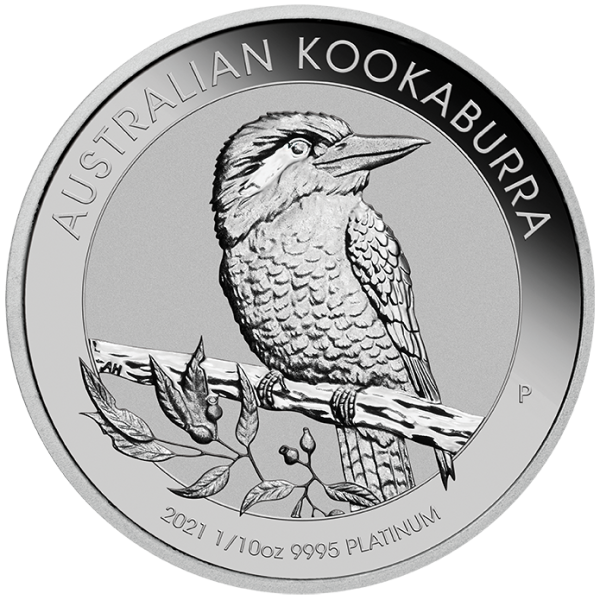 AUSTRALIAN PLATINUM - 2021 1/10 OZ PLATINUM KOOKABURRA - .1PTKOO21