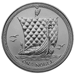 1 OZ PLATINUM NOBLE ISLE OF MAN