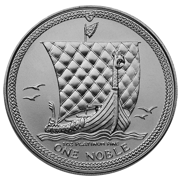 1 OZ PLATINUM NOBLE ISLE OF MAN