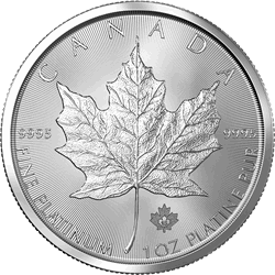 1 oz Canadian Platinum Maple Leaf