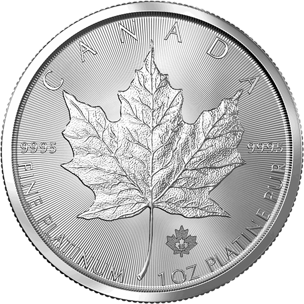 1 OZ PLATINUM CANADIAN MAPLE LEAF