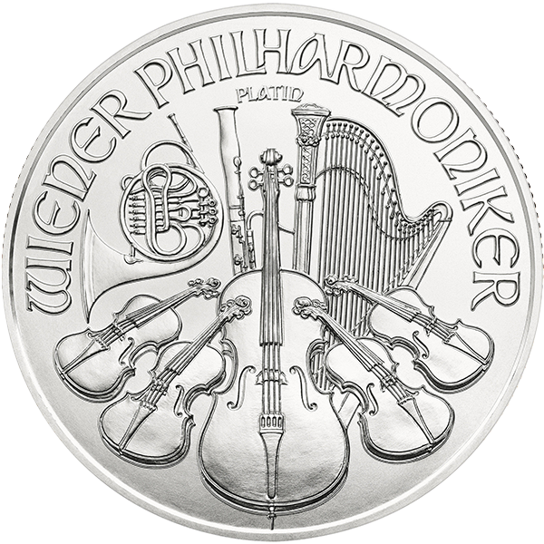 AUSTRIAN PLATINUM PHILHARMONIC - 2018 1 OZ AUSTRIAN PLATINUM PHILHARMONIC - 1PTPH18