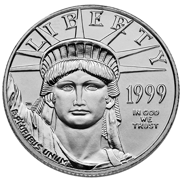 AMERICAN PLATINUM EAGLE - 1/2 OZ AMERICAN PLATINUM EAGLE - .5PE