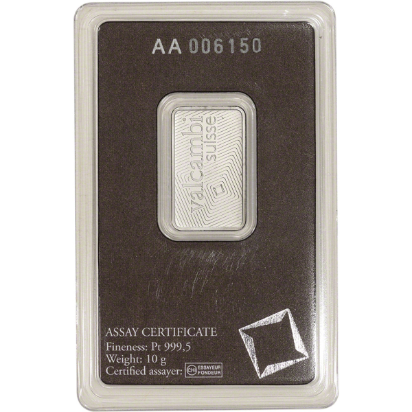 10 GRAM PLATINUM BAR VALCAMBI