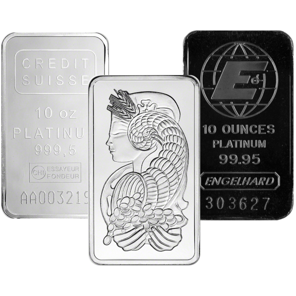 PLATINUM BARS 10 OZ - 10 OZ PLATINUM BAR - 10PLAT