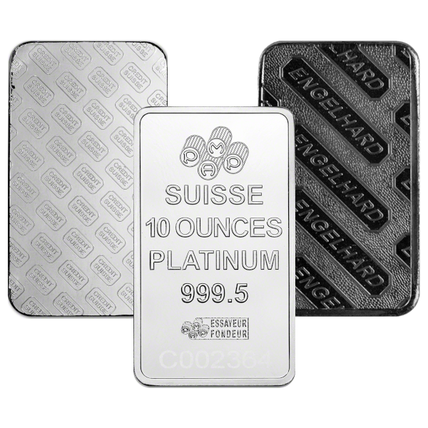 PLATINUM BARS 10 OZ - 10 OZ PLATINUM BAR - 10PLAT