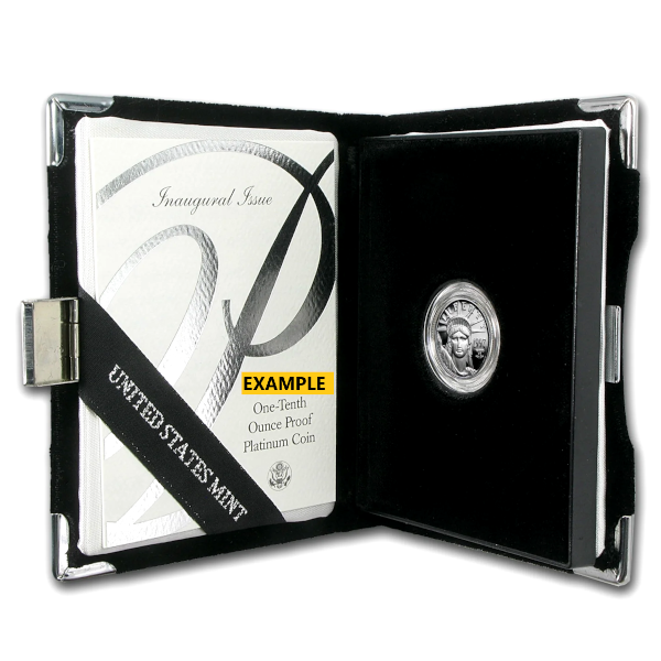 1/4 OZ AMERICAN PLATINUM EAGLE PROOF WITH ORIGINAL BOX AND PAPERS