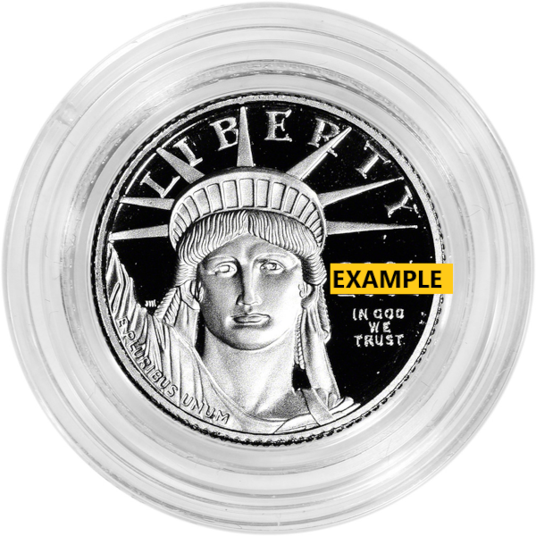 AMERICAN PLATINUM EAGLE - 1/10 OZ AMERICAN PLATINUM EAGLE PROOF (CAPSULE ONLY) - .1PTEPRCO