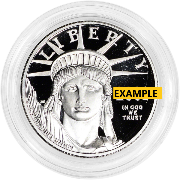 AMERICAN PLATINUM EAGLE - 1/2 OZ AMERICAN PLATINUM EAGLE PROOF (CAPSULE ONLY) - .5PTEPRCO