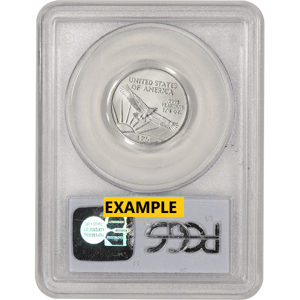 AMERICAN PLATINUM EAGLE - 1/4 OZ AMERICAN PLATINUM EAGLE PCGS MS70 - .25PTEP70