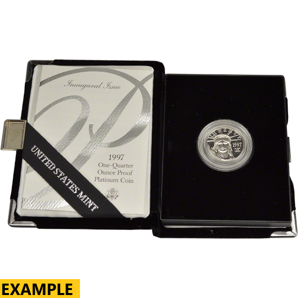 AMERICAN PLATINUM EAGLE - 1/4 OZ AMERICAN PLATINUM EAGLE PROOF - .25PTEPR