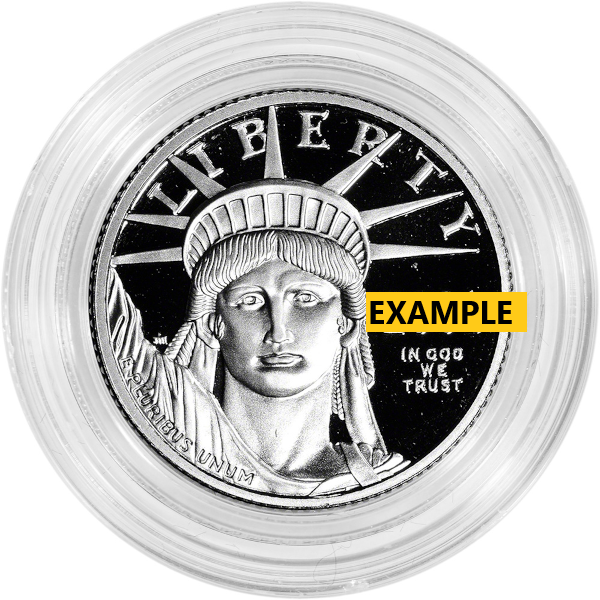 AMERICAN PLATINUM EAGLE - 1/4 OZ AMERICAN PLATINUM EAGLE PROOF (CAPSULE ONLY) - .25PTEPRCO