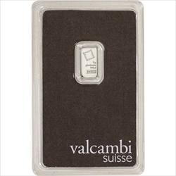 1 GRAM PLATINUM BAR VALCAMBI