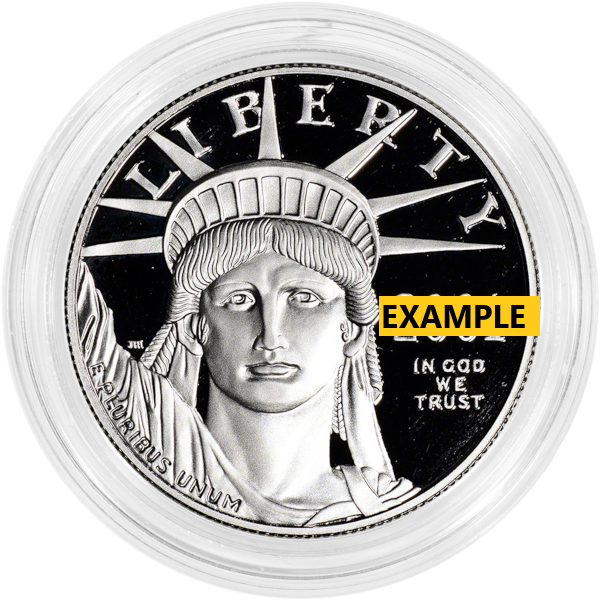 AMERICAN PLATINUM EAGLE - 1 OZ AMERICAN PLATINUM EAGLE PROOF (CAPSULE ONLY) - 1PRFPECO