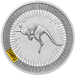 1 oz Australian Platinum Kangaroo