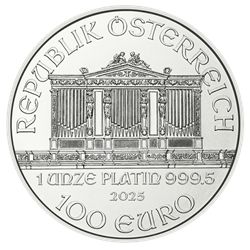 2025 1 oz Austrian Platinum Philharmonic