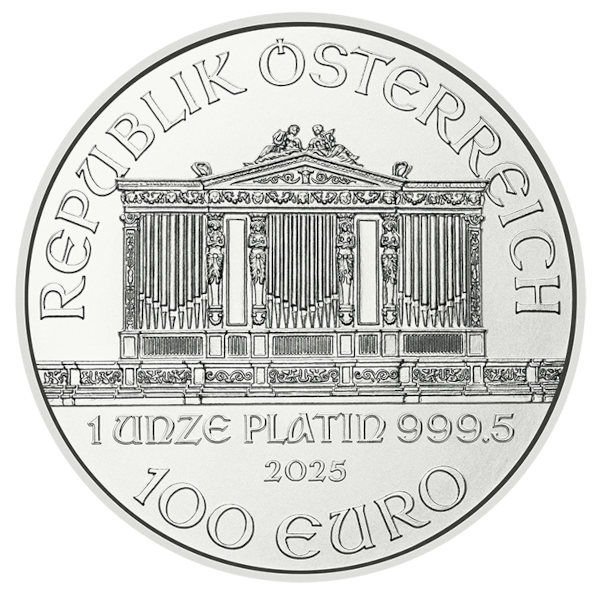 1 OZ AUSTRIAN PLATINUM PHILHARMONIC