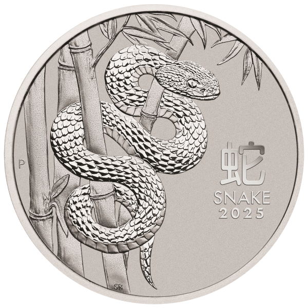 2025 1 OZ PERTH MINT PLATINUM SNAKE (LUNAR SERIES)