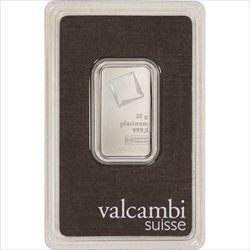 20 GRAM PLATINUM BAR VALCAMBI