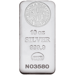 Nadir 10 oz .999 Silver Bar