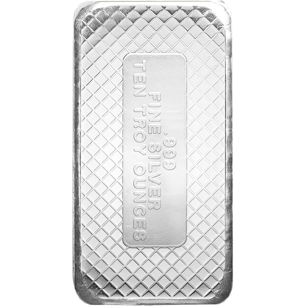 SILVER BARS 10 OZ - 10 OZ SILVER BAR FLAG - 10SBFL