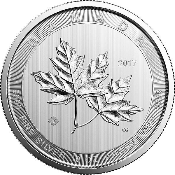 CANADIAN SILVER - 2017 10 OZ CANADIAN SILVER MAPLE LEAF - 10SML17
