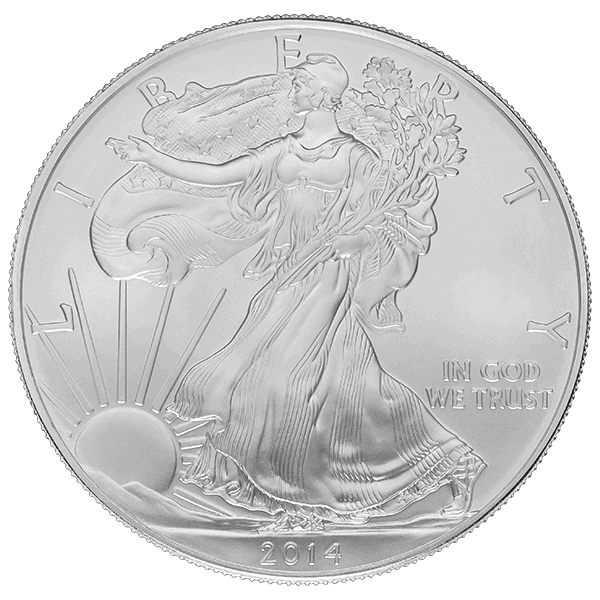 AMERICAN SILVER EAGLE - 2014 1 OZ AMERICAN SILVER EAGLE - 14SE