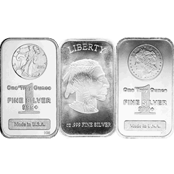 1 oz .999 Silver Bar (Our Choice Mint & Design)