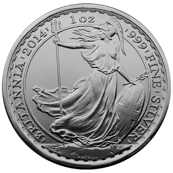 SILVER BRITANNIA - 1 OZ GREAT BRITAIN SILVER BRITANNIA - 1AGBRIT