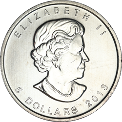 1 oz Canadian Silver Maple Leaf (Imperfect Condition)