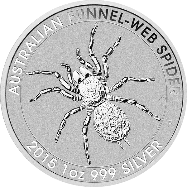 2015 1 OZ AUSTRALIAN SILVER SPIDER