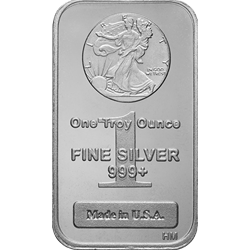 Walking Liberty 1 oz .999 Silver Bar