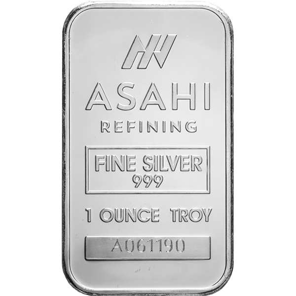 SILVER BARS 1 OZ - 1 OZ SILVER BAR ASAHI - 1SBAS