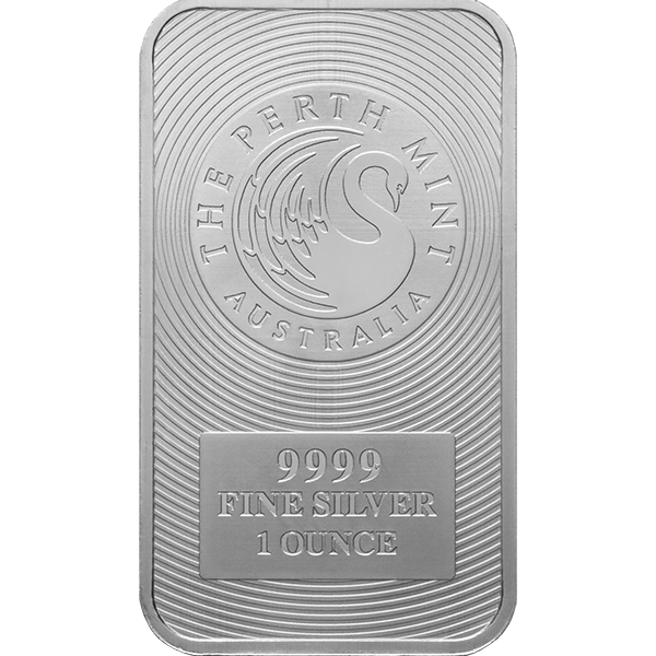 1 OZ SILVER PERTH MINT KANGAROO BAR