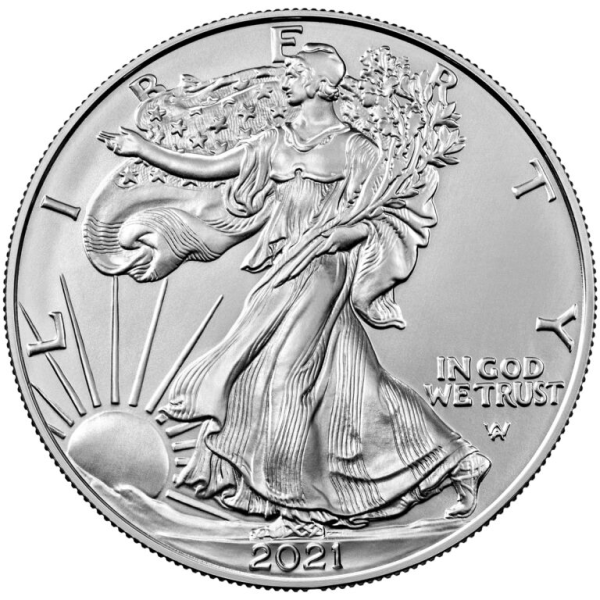 AMERICAN SILVER EAGLE - 2021 1 OZ AMERICAN SILVER EAGLE TYPE 2 REVERSE - 1SE21T2