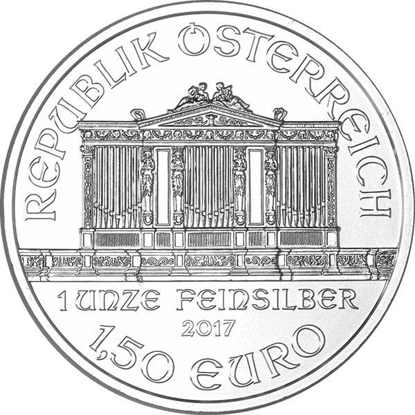 AUSTRIAN SILVER PHILHARMONIC - 2017 1 OZ AUSTRIAN SILVER PHILHARMONIC - 1SPH17