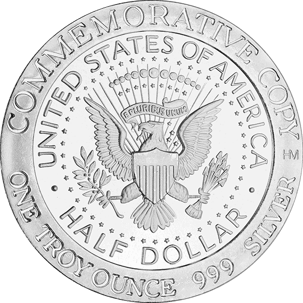 SILVER ROUNDS 1 OZ - 1 OZ SILVER ROUND JFK - 1SRDK