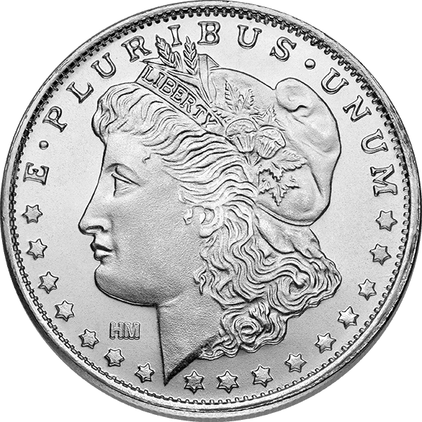 SILVER ROUNDS 1 OZ - 1 OZ SILVER ROUND MORGAN - 1SRDMORG
