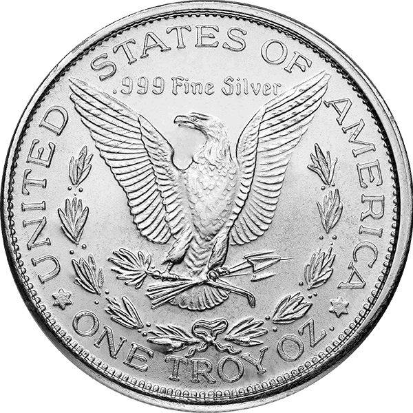 SILVER ROUNDS 1 OZ - 1 OZ SILVER ROUND MORGAN - 1SRDMORG