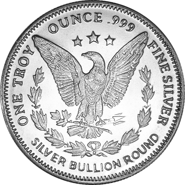 1 OZ SILVER ROUND MORGAN HIGHLAND MINT