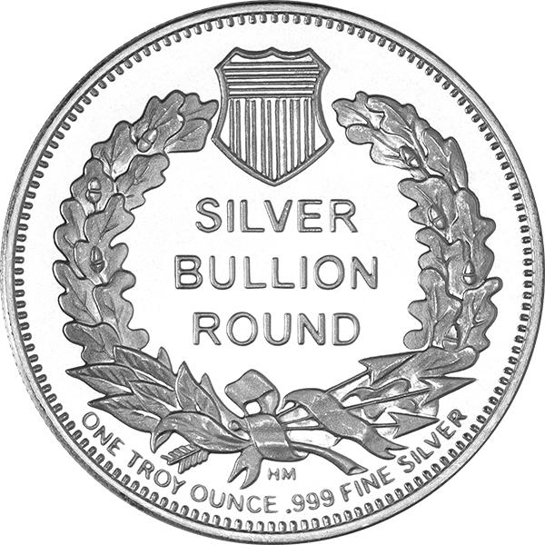 SILVER ROUNDS 1 OZ - 1 OZ SILVER ROUND SAINT GAUDEN - 1SRDSTG