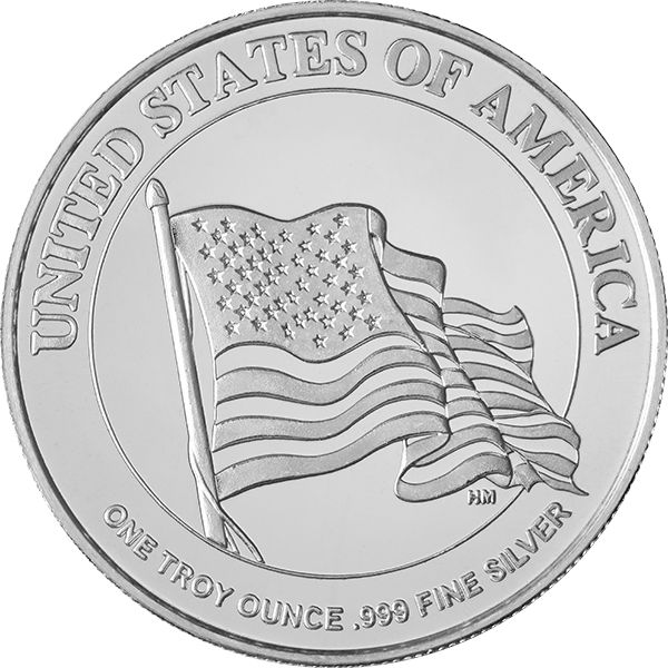 SILVER ROUNDS 1 OZ - 1 OZ SILVER ROUND UNCLE SAM - 1SRDUS