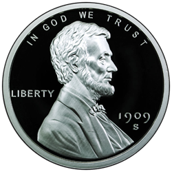 2 oz Silver Round Wheat Cent Design Golden State Mint