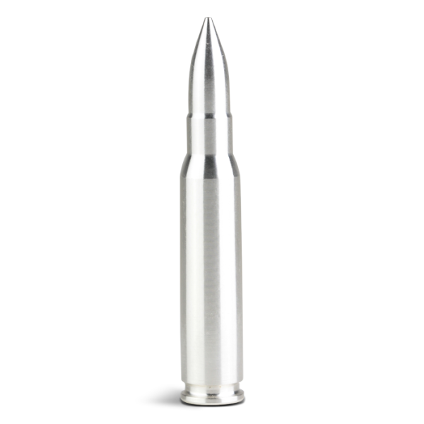 2 OZ SILVER .308 CALIBER BULLET REPLICA