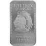 5 OZ SILVER BAR AZTEC CALENDAR