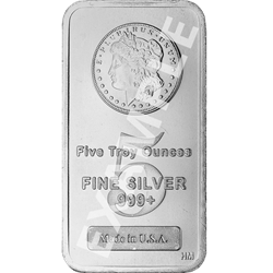 5 oz .999 Silver Bar (Our Choice Mint & Design)