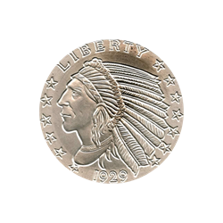 Golden State Mint Incuse Indian 5 oz .999 Silver Round