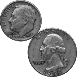 90% AMERICAN SILVER COINS