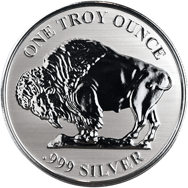 1 OZ SILVER ROUND BUFFALO REVERSE PROOF ASAHI MINT