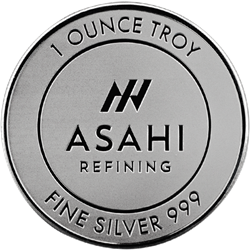 1 OZ SILVER ROUND ASAHI